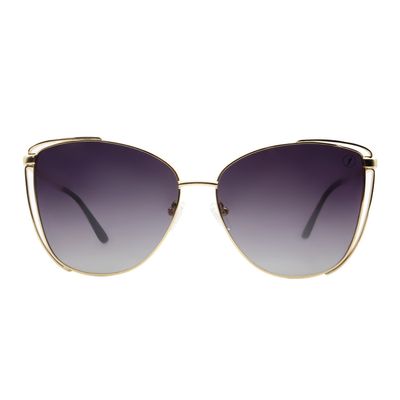 Óculos de Sol Feminino Chilli Beans Cat Polarizado Degradê Dourado